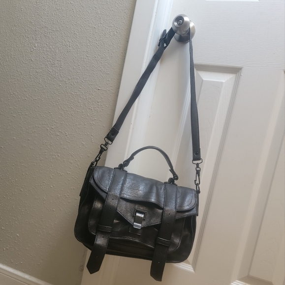 Proenza Schouler - Black PS1 Medium CrossBody Satchel / Pre-Owned - Picture 9 of 16